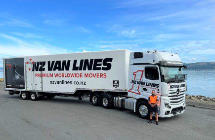 NZ Van Lines premium trailer for new moving projects